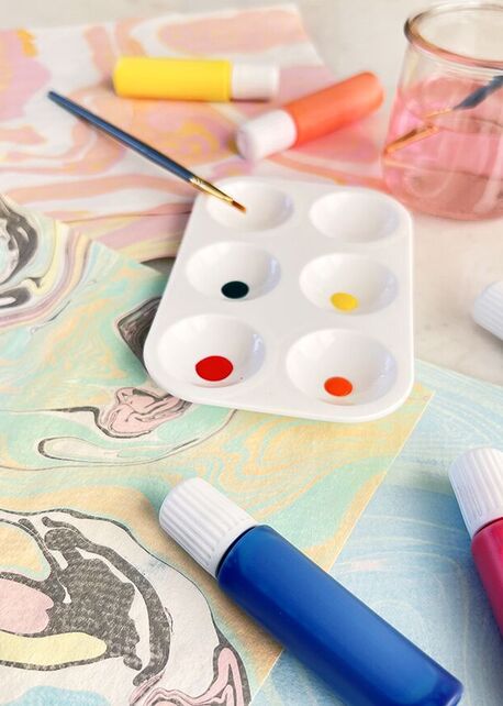 Japanese Paper Marbling