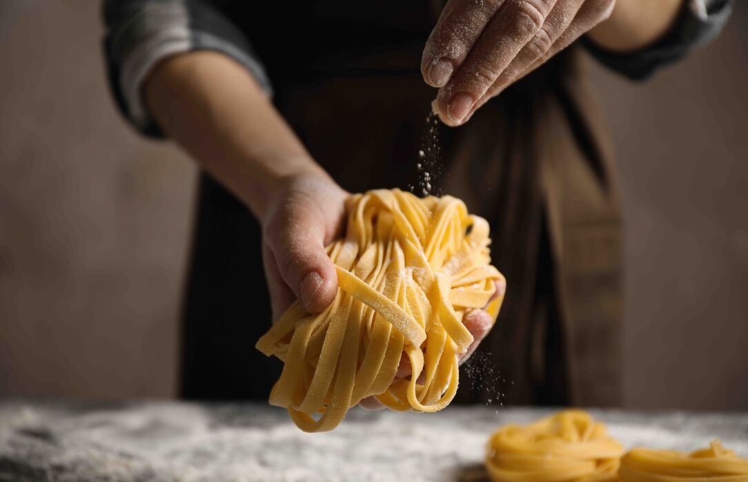 Charlie Palmer fresh pasta-making class at Appellation Lodi - Wine & Roses Resort and Spa