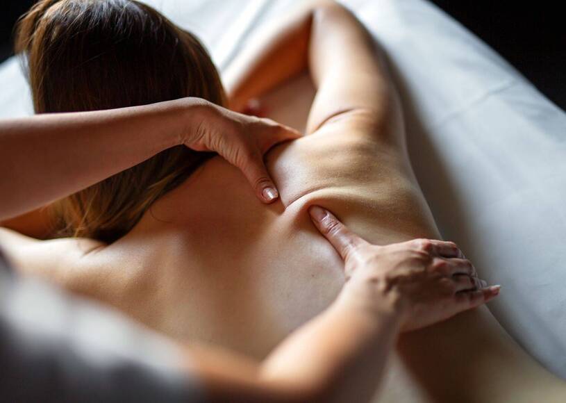 A massage treatment at the spa at Appellation Lodi - Wine & Roses Resort and Spa